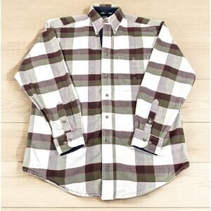 Twenty X 20X Black White Check Plaid Western Rodeo Shirt MJ 4412M Men's Medium